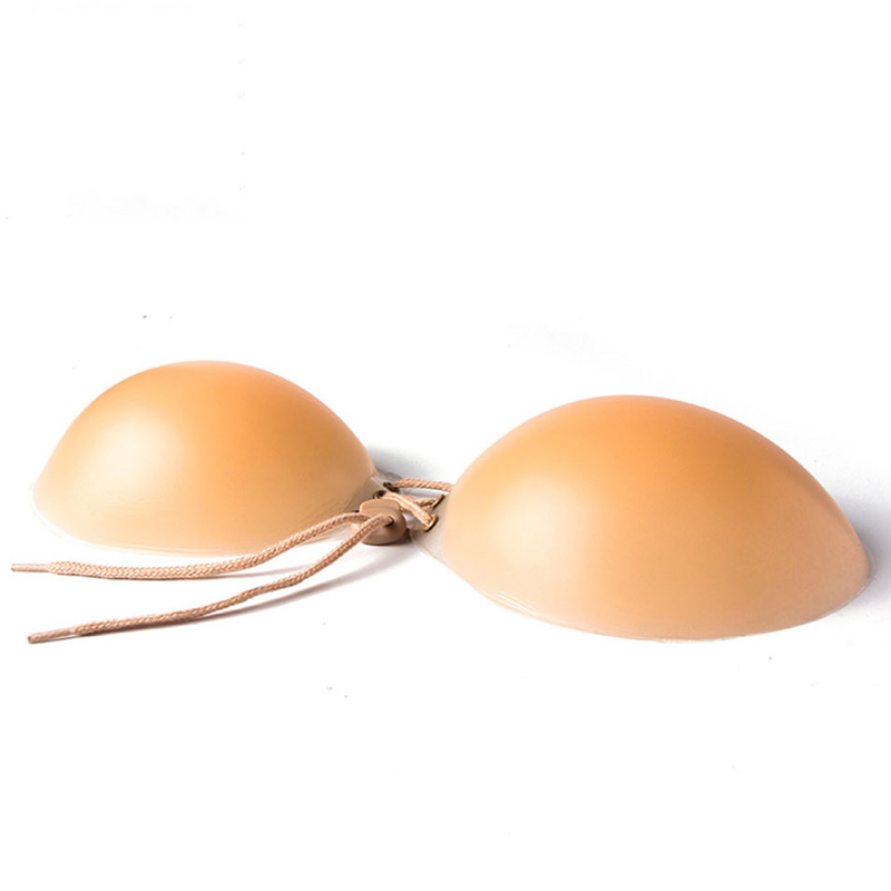 1811 椭圆肩带硅胶文胸