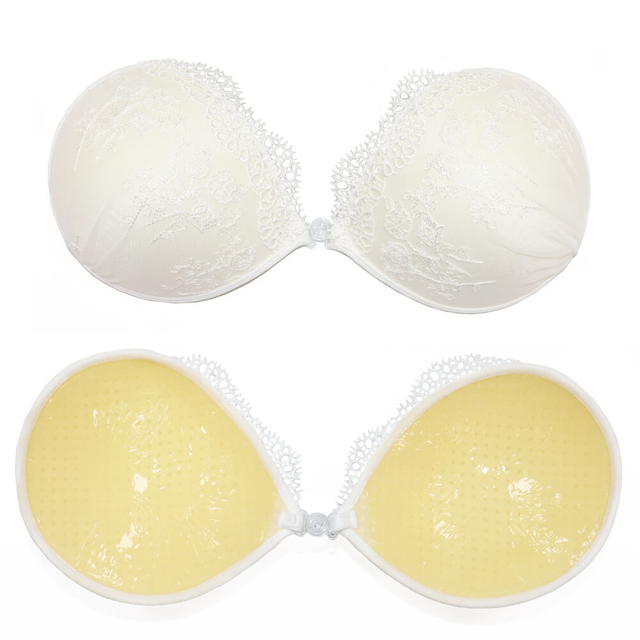 1308 刺绣前扣隐形文胸