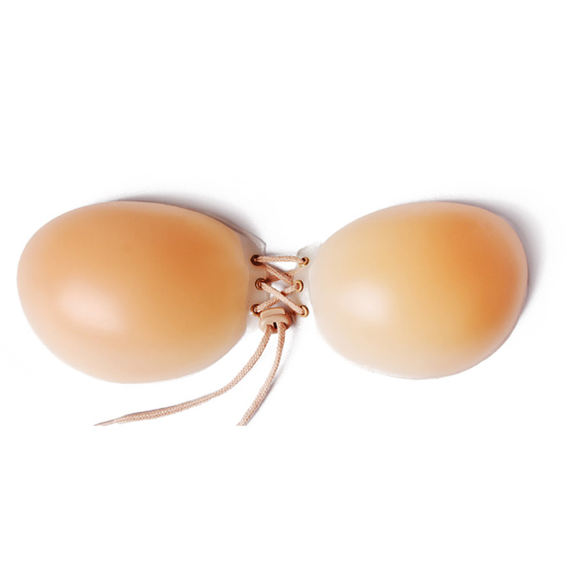 1811 椭圆肩带硅胶文胸