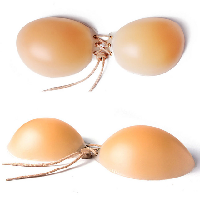 1811 椭圆肩带硅胶文胸